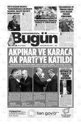 KAHRAMANMARAŞ'TA BUGÜN