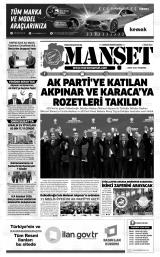 KAHRAMANMARAŞ MANŞET